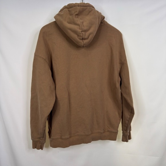 Disney Three Little Pigs Graphic Hoodie Brown‎ Pullover Sweatshirt Size M - Picture 4 of 8